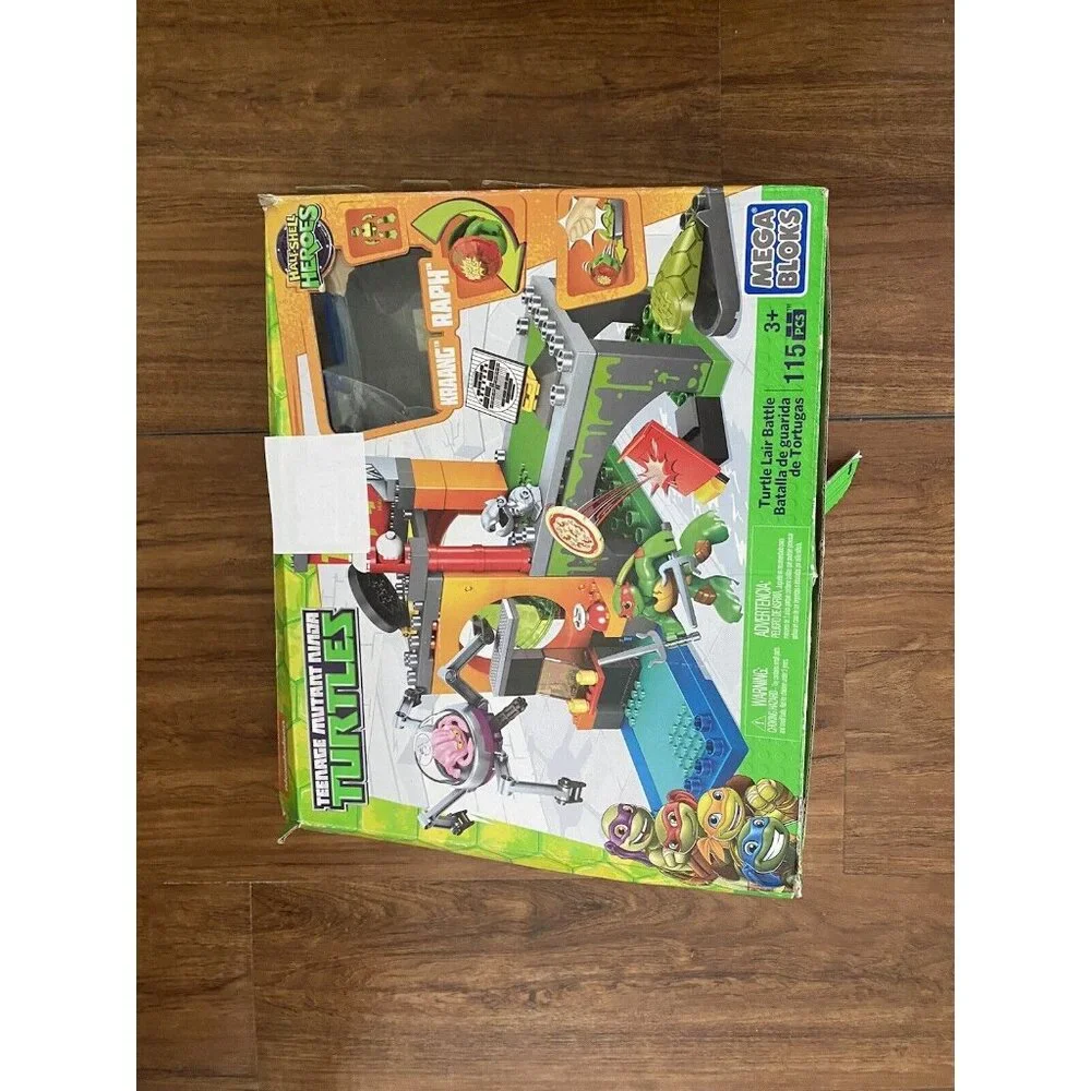 Mega Bloks Teenage Mutant Ninja Turtles Half Shell Heroes Turtle Lair Battle GUC